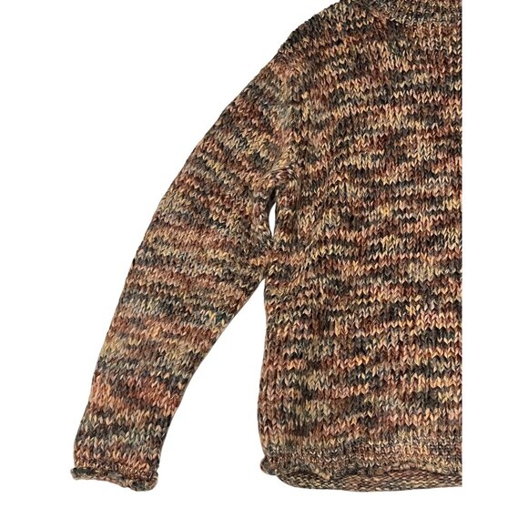 Columbia Women XL Multicolor Knit Sweater  Wool Blend Turtleneck Warm Soft Comfy - Picture 4 of 12